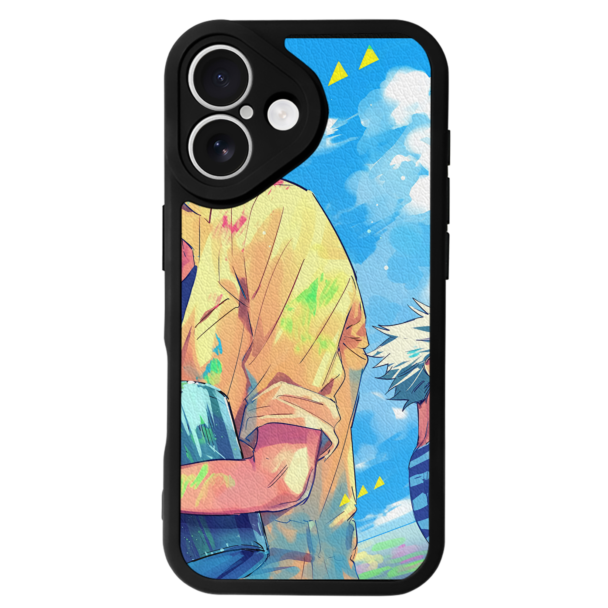 （画像用） ハイキュー!! Haikyu!! 【iPhone 16シリーズ対応】シリコンスマホケース（レザー調） 材質：シリコン